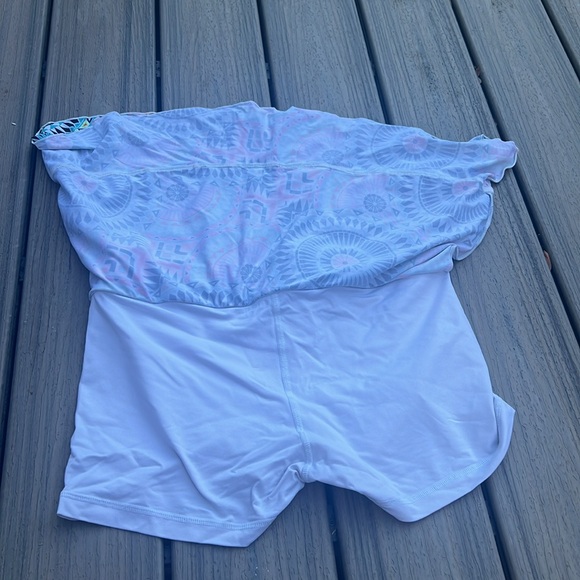 Sofibella tennis skort skirt colorful, neon geometric pattern - Picture 4 of 5